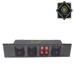 پنل مشکی کلید دار هود زیر کابینتی دو موتور