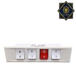 پنل سفید کلید دار هود زیر کابینتی تک موتور