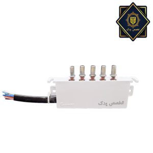کلید فشاری 3 دور با قاب و درخت سیم 10سانتی